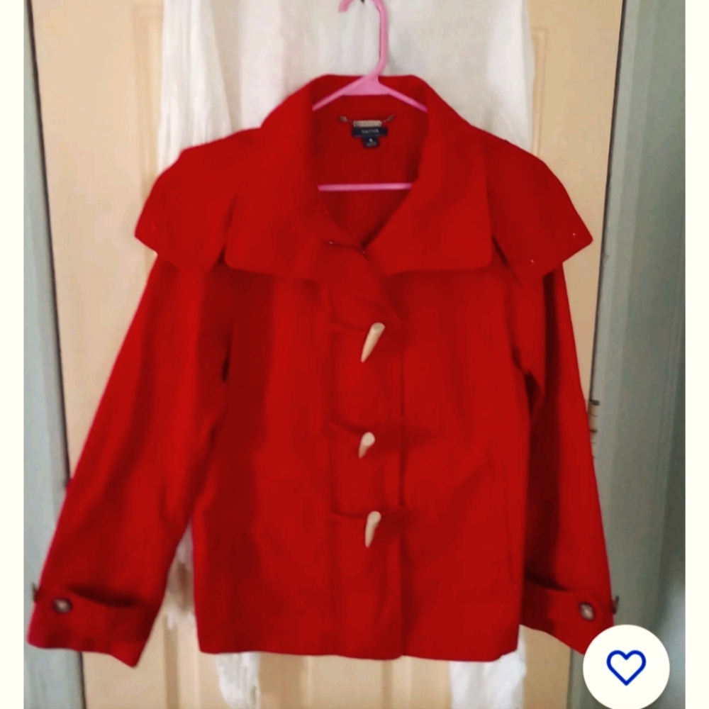 Vintage Nautica woman's jacket red sz M